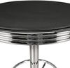 Wohnling 'KING' American Diner Bartisch, rund, Aluminium Kunstlederbezug, Ø 60 cm Bild 4