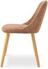 GOEURVANT 993 Esszimmerstühle 4er-Set, Chenille - Orange Bild 5