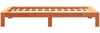 vidaXL Massivholzbett ohne Matratze Wachsbraun 100x200 Kiefernholz 855324 Bild 5