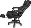 Trisens Schreibtischstuhl Bürostuhl Gamingstuhl Racing Chair Chefsessel mit Fußstütze Bild 3