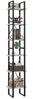 vidaXL Bücherregal 6 Fächer Weiß 40x30x210 cm Holzwerkstoff 806497 Bild 4