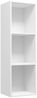 vidaXL Bücherregal/TV-Schrank Weiß 36x30x114 cm Holzwerkstoff 800135 Bild 2
