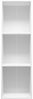 vidaXL Bücherregal/TV-Schrank Weiß 36x30x114 cm Holzwerkstoff 800135 Bild 4