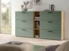 Sideboard Onawa in grün und Eiche 176 cm Bild 5