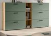 Sideboard Onawa in grün und Eiche 176 cm Bild 4
