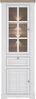 FORTE Iloppa Vitrine mit LED Beleuchtung, Holzwerkstoff, Grau/Weiß, 75,6 x 209,8 x 44,3 cm Bild 2