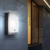 LED Außenlampe Wandbeleuchtung, verzinkt, Stahl, H 22,5 cm Bild 3