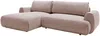 Vente-unique - MONELIA Sofa Stoff ViolettPuderrosa - B 167 cm x H 81 cm x L 270 cm Bild 3