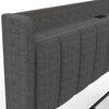 HOME DELUXE LED Bett MELURA inkl. Matratze Dunkelgrau - 140 x 200 cm Bild 3