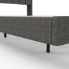 HOME DELUXE LED Bett MELURA inkl. Matratze Dunkelgrau - 140 x 200 cm Bild 4