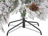 Künstlicher Weihnachtsbaum schneebedeckt 180 cm weiß MASALA Bild 5