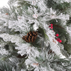 Künstlicher Weihnachtsbaum schneebedeckt 180 cm weiß MASALA Bild 4
