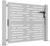 vidaXL Gartentor 100x100 cm Cortenstahl Quadratisches Design 153251 Bild 3