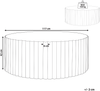 Couchtisch POZZA 117 cm 117 cm Grau Bild 2