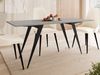 2-in-1 Couchtisch und Esstisch Xorkol (Farbe: Schwarz / Hellgrau) Bild 3