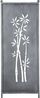 finehomegarden Gartenstecker Stele Metall Bambus Sichtschutz grau Windschutz Outdoor H165cm B52cm Dekowand Garten / Paket-Sperrgut Bild 4