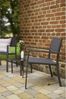Balkonset 3-teilig Stühle und kleiner Glastisch Garten Terrasse Balkon Möbel Set neu Bild 4