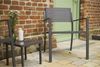 Balkonset 3-teilig Stühle und kleiner Glastisch Garten Terrasse Balkon Möbel Set neu Bild 5