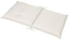 Beautissu Sitzauflage 2er Set Niedriglehner Auflagen Base NL, 100x50cm, Natur, 6cm Dickes Sitzpolster Sitzauflage für Garten Balkon Camping Stuhl Bild 3