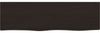 vidaXL Wandregal Dunkelbraun 100x30x(2-4)cm Massivholz Eiche Behandelt 363801 Bild 4