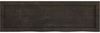 vidaXL Wandregal Dunkelbraun 100x30x(2-4)cm Massivholz Eiche Behandelt 363801 Bild 5