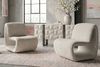 KAWOLA Sessel HAZEL Loungesessel Stoff / Kunstleder grau 79 x 89 x 67 cm Bild 5