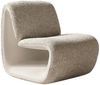 KAWOLA Sessel HAZEL Loungesessel Stoff / Kunstleder grau 79 x 89 x 67 cm Bild 3