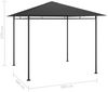 vidaXL Pavillon 3x3x2,7 m Anthrazit 180 g/m² 313920 Bild 4