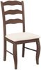 vidaXL Esszimmerstühle mit Kissen 2 Stk. Braun Massivholz Gummibaum 4102491 Bild 4