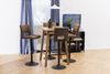 Barhocker >Sylvia< (2er-Set) in hellbraun - 41,5x115x52 (BxHxT) Bild 3