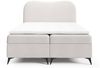 Boxspringbett Schlafzimmerbett BLAIR PREMIUM 200x200cm Stoff Now or Never Dunkelgrau Bild 3