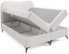 Boxspringbett Schlafzimmerbett BLAIR PREMIUM 200x200cm Stoff Now or Never Dunkelgrau Bild 2