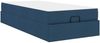 vidaXL Bettgestell mit Matratze 2 pcs Blau Stoff 3399465 Bild 2