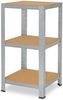 shelfplaza HOME 90x40x40 cm Schwerlastregal in grau-verzinkt mit 3 Böden und 175 kg Traglast pro Boden Bild 5