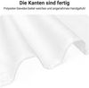 Duschvorhang 180x200cm Weiß Wasserabweisend Antischimmel Polyester Kann Bild 5