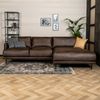 Bronx71 Ecksofa Denver Leder braun rechts Bild 2