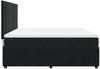 vidaXL Boxspringbett mit Matratze Schwarz 180x200 cm Samt 3292402 Bild 5