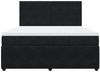 vidaXL Boxspringbett mit Matratze Schwarz 180x200 cm Samt 3292402 Bild 4