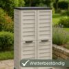 GarPet Garten-Geräteschrank Gartenschrank Wetterfest Outdoor Kunststoffschrank Balkonschrank Bild 3