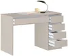 Vente-unique - JENEMI Büromöbel Holz, Platte Beige - B 55 cm x H 76 cm x L 120 cm Bild 5