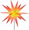 vidaXL LED-Weihnachtsstern mit Erdspieß Faltbar Rot 57 cm 356190 Bild 2