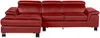 Vente-unique - Ecksofa Leder - Ecke Links - Rot - MISHIMA Bild 5
