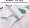 Duschvorhang 100x200cm Blumen Design Polyester Badevorhang 8 Ösen H200 x B100 cm Bild 5