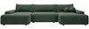 Vente-unique - DAVISO Sofa Stoff Grün - B 163 cm x H 87 cm x L 360 cm Bild 2