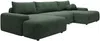Vente-unique - DAVISO Sofa Stoff Grün - B 163 cm x H 87 cm x L 360 cm Bild 3