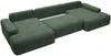 Vente-unique - DAVISO Sofa Stoff Grün - B 163 cm x H 87 cm x L 360 cm Bild 5