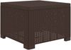 vidaXL 5-Sitzer Gartensofa mit Kissen Rattan-Look PP Braun 3443912 Bild 5