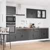 vidaXL 7-tlg. Küchenschrank-Set Kalmar Schwarz Holzwerkstoff 3314732 Bild 3