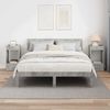 vidaXL Beistelltisch 2 pcs Beton Grau 30 x 30 x 56 cm Holzwerkstoff 890935 Bild 4