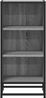 vidaXL Sideboard Grau Sonoma 35,5x35x76 cm Holzwerkstoff und Metall 848952 Bild 4